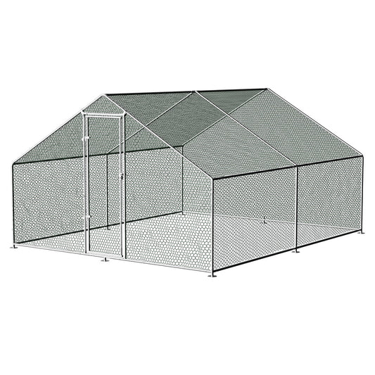 i.Pet Chicken Coop Cage 3x4x2m Galvanised Steel Pet Care > Coops & Hutches > Coop & Hutch Accessories ipet