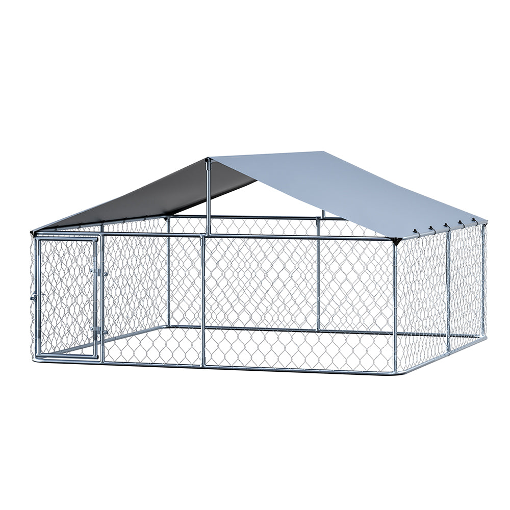 i.Pet Dog Kennel Large House XXL Pet Run Cage Puppy Outdoor Enclosure With Roof Pet Care > Dog Supplies > Dog Kennels Woofy and Whiskers