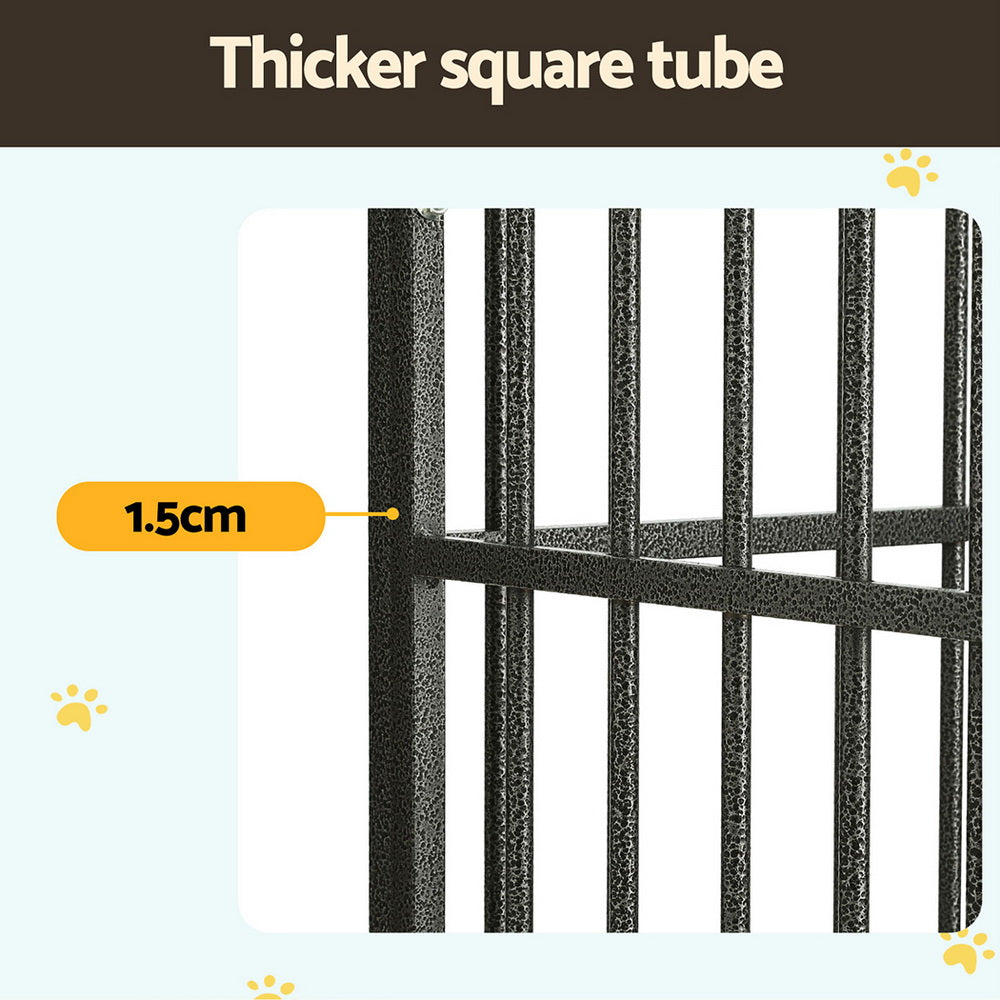 i.Pet Dog Cage Crate Large Puppy Cat Anti-Bite Pet Kennel Wheels w/Tray Metal Pet Care > Coops & Hutches > Small Animal Habitats & Cages ipet