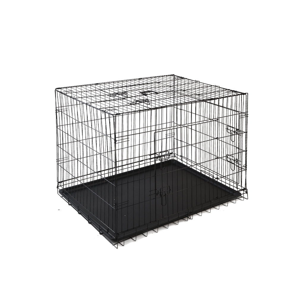i.Pet 48" Dog Cage Crate Large Kennel 3 Doors Pet Care > Dog Supplies > Dog Kennels Woofy and Whiskers