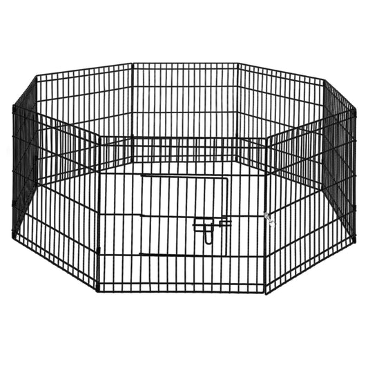 i.Pet 2x24" 8 Panel Dog Playpen Pet Fence Exercise Cage Enclosure Play Pen Pet Care > Dog Supplies > Dog Playpens & Gates ipet