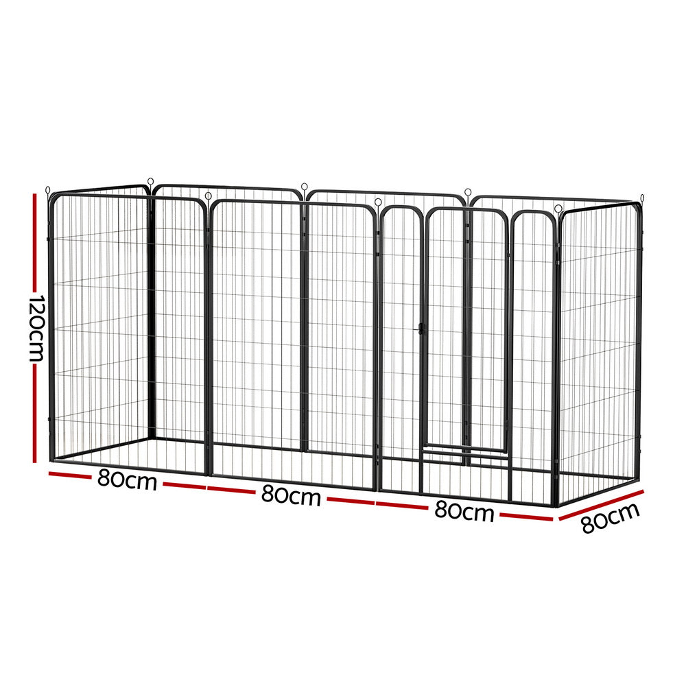 i.Pet Pet Dog Playpen 48" Enclosure 8 Panel Cage Kennel Puppy Fence Play Pen Pet Care > Dog Supplies > Dog Playpens & Gates Woofy and Whiskers