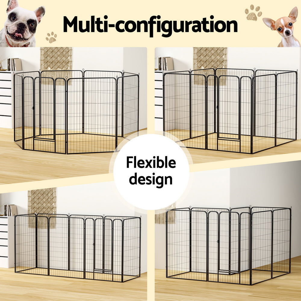 i.Pet Pet Dog Playpen 48" Enclosure 8 Panel Cage Kennel Puppy Fence Play Pen Pet Care > Dog Supplies > Dog Playpens & Gates Woofy and Whiskers
