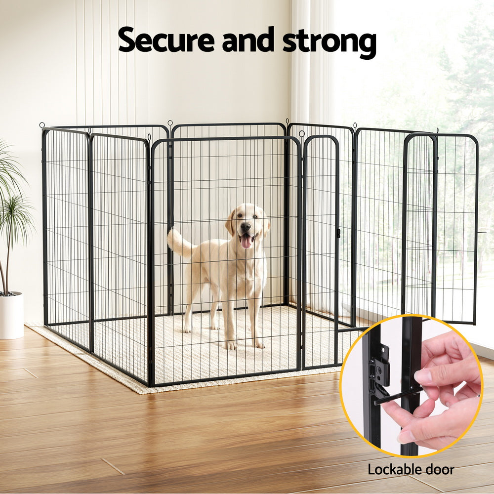 i.Pet Pet Dog Playpen 48" Enclosure 8 Panel Cage Kennel Puppy Fence Play Pen Pet Care > Dog Supplies > Dog Playpens & Gates Woofy and Whiskers
