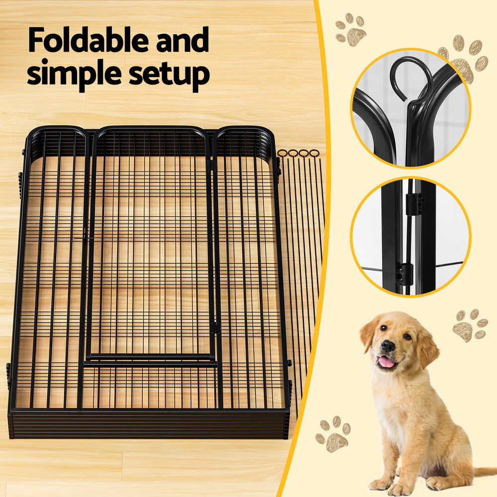 i.Pet Pet Dog Playpen 48" Enclosure 8 Panel Cage Kennel Puppy Fence Play Pen Pet Care > Dog Supplies > Dog Playpens & Gates Woofy and Whiskers