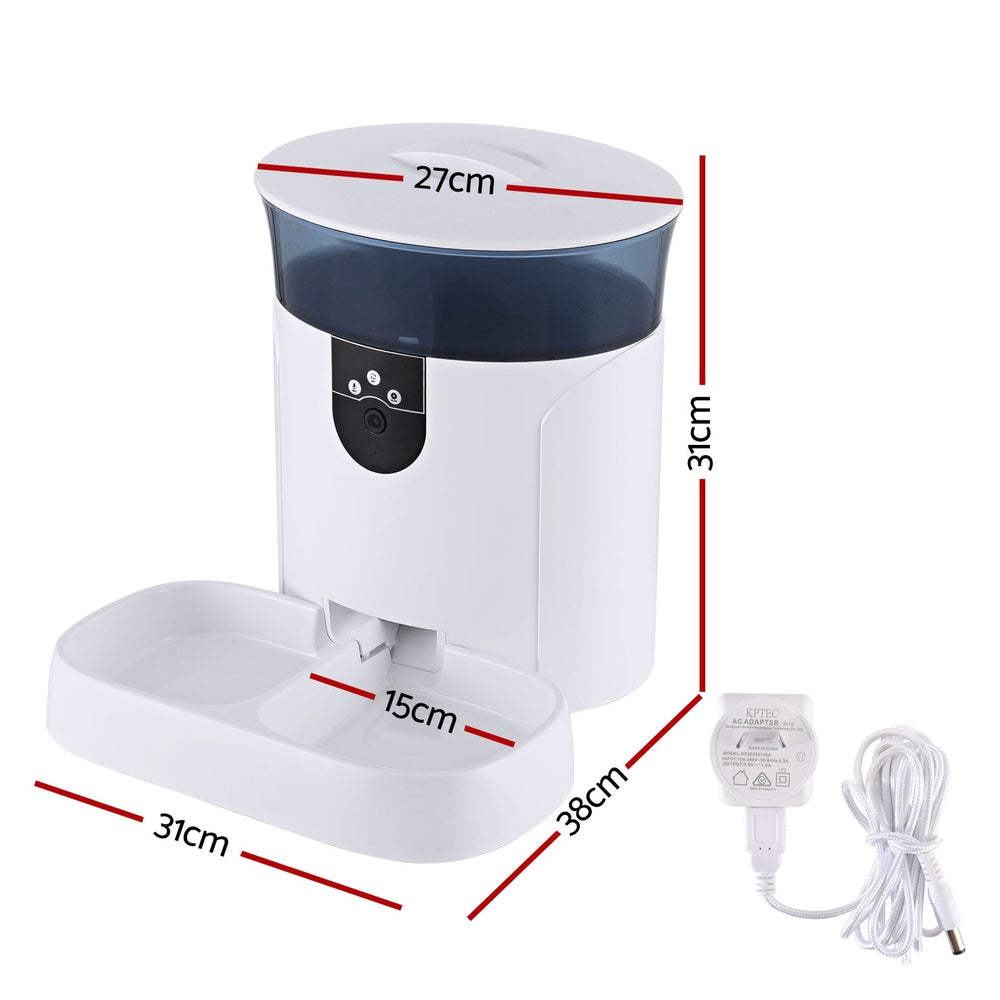 i.Pet Automatic Pet Feeder Dog Cat Camera Wifi Smart Food Dispenser Timer 7L APP Pet Care > Dog Supplies > Dog Bowls, Feeders & Waterers ipet