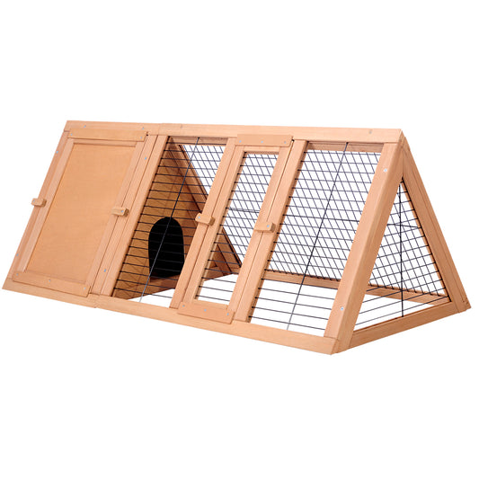 i.Pet Rabbit Hutch 119cm x 51cm x 44cm Chicken Coop Large Run Wooden Cage Outdoor Pet Care > Coops & Hutches > Small Animal Habitats & Cages ipet