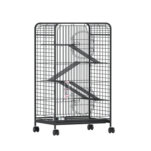 i.Pet Rabbit Cage Indoor Hutch Guinea Pig Bird Ferret Cat Hamster 110cm 4 Level Pet Care > Coops & Hutches > Small Animal Habitats & Cages ipet