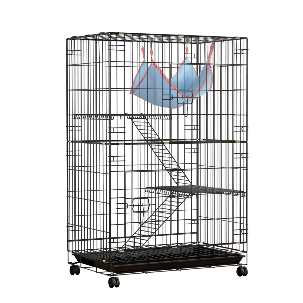 i.Pet Rabbit Cage 100cm Hutch 3 Level Indoor Guinea Pig Ferret Pet Care > Coops & Hutches > Small Animal Habitats & Cages ipet