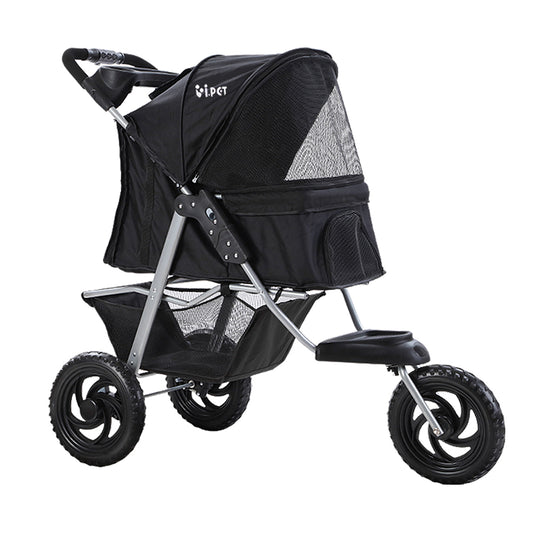 i.Pet Pet Stroller Dog Pram Large Cat Carrier Travel 3 Wheels Foldable Pushchair Pet Care > Cat Supplies > Cat Carriers & Crates ipet