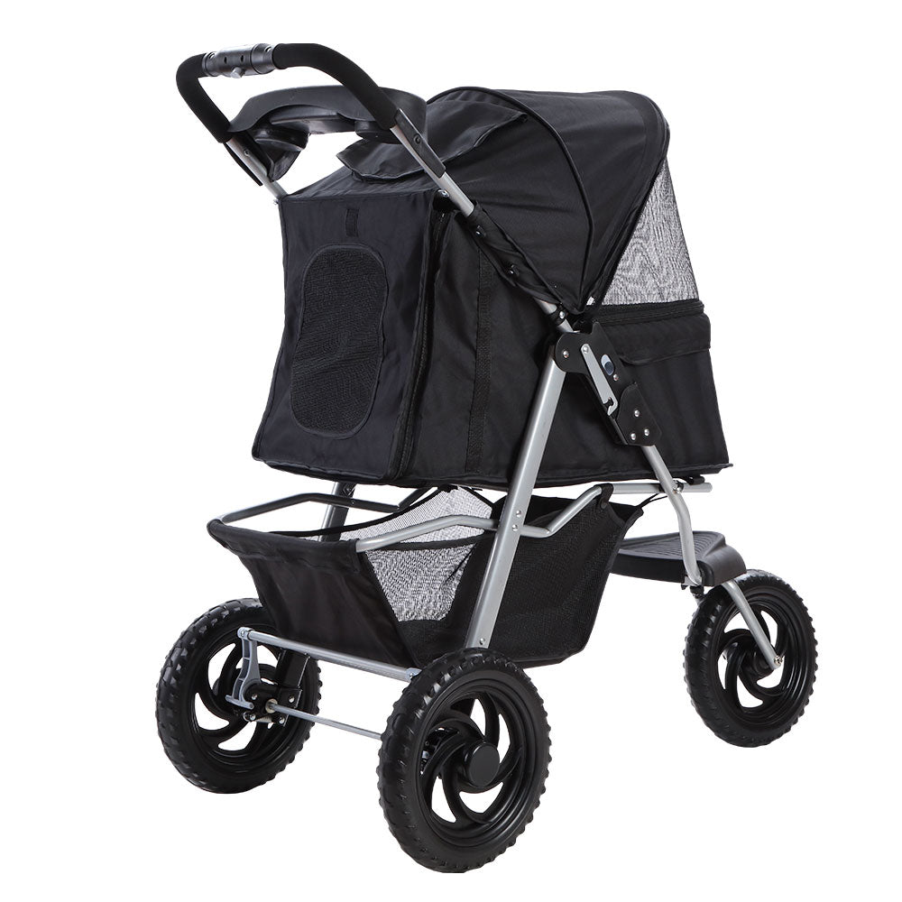 i.Pet Pet Stroller Dog Pram Large Cat Carrier Travel 3 Wheels Foldable Pushchair Pet Care > Cat Supplies > Cat Carriers & Crates ipet