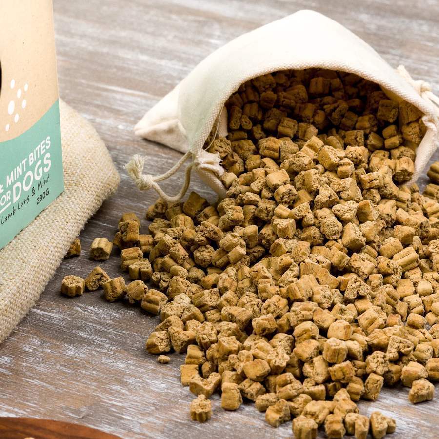 The Golden Bone bakery 16 x 40g - Lamb & Mint Bites Dog Treats dog treats The golden bone bakery