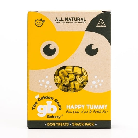The Golden Bone Bakery 16 x 40g - Happy Tummy Dog Treats Woofy and Whiskers