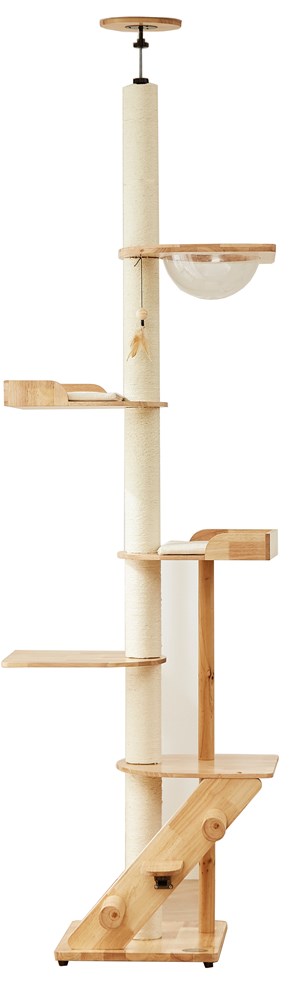 Petsbelle Babel II Solid Wood Cat Tree cat tree Petsbelle