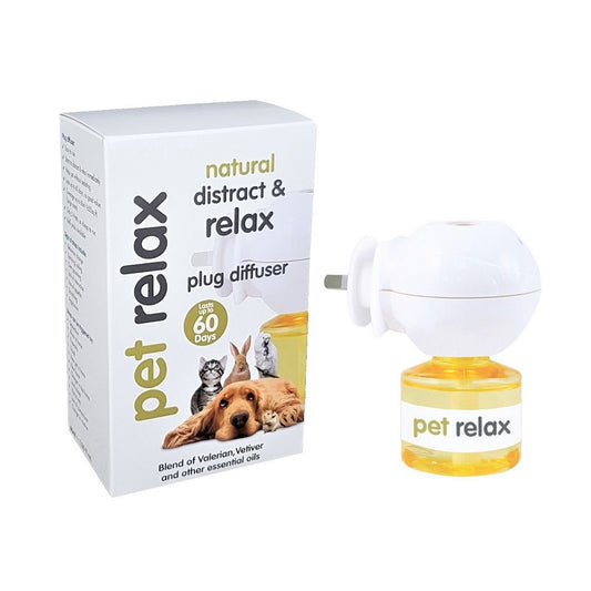 Pet Relax – Natural Distract & Relax Plug Diffuser Pet plug in diffuser Pet remedy Pet Relax - Natural Distract & Relax Plug Diffuser