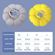 Plush surgical recovery collar