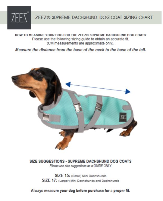 ZeeZ – Waterproof Supreme Dachshund Dog Coat – Navy Stone/Red Dog Coat ZEES 15 Mint
