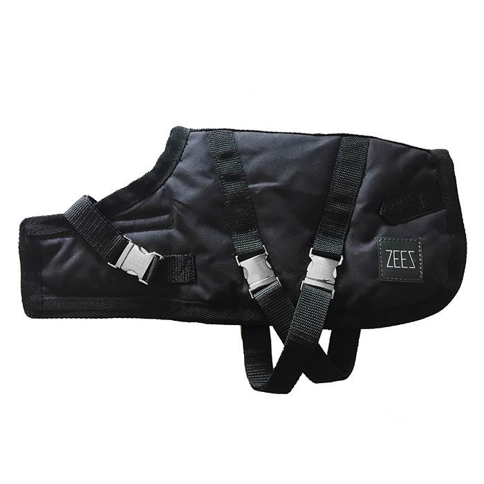 ZeeZ – Waterproof Supreme Dog Coat – Oil Skin/Black Zeez 18