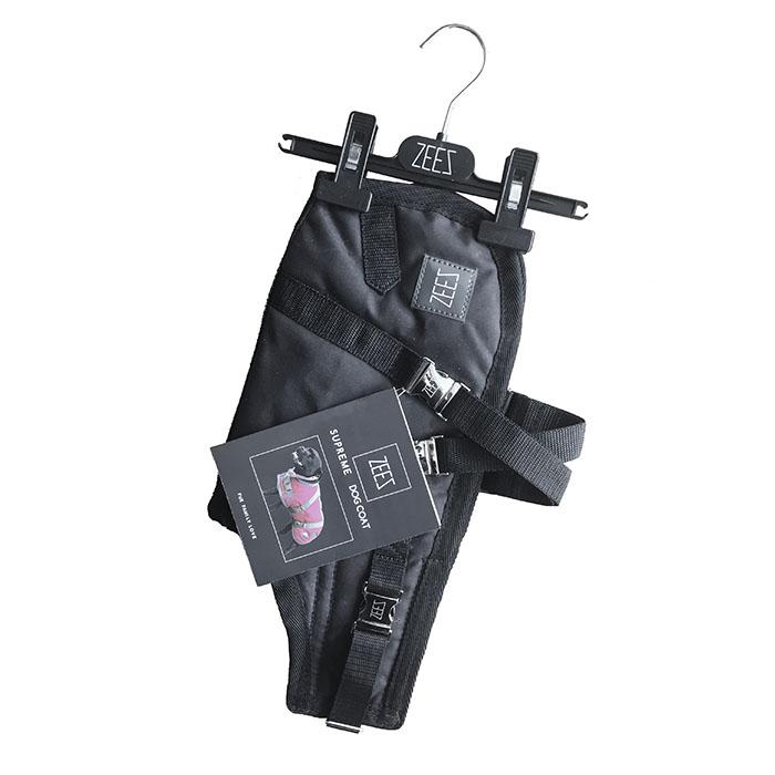 ZeeZ – Waterproof Supreme Dog Coat – Oil Skin/Black Zeez
