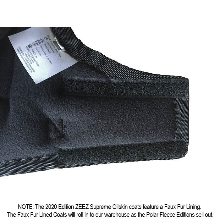 ZeeZ – Waterproof Supreme Dog Coat – Oil Skin/Black Zeez