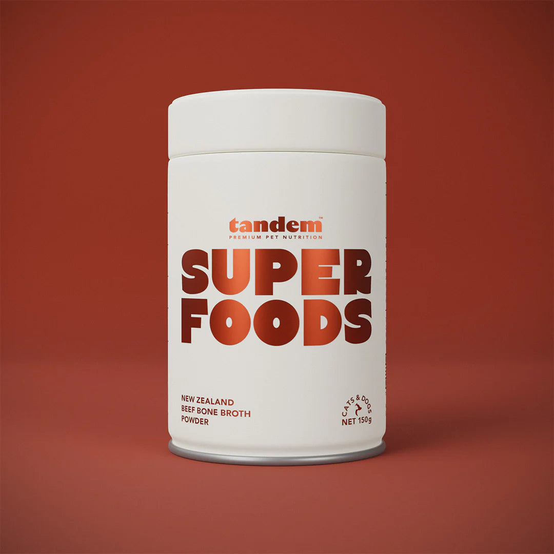 Tandem super foods New Zealand Bone Broth Powder 150g Woofy and Whiskers