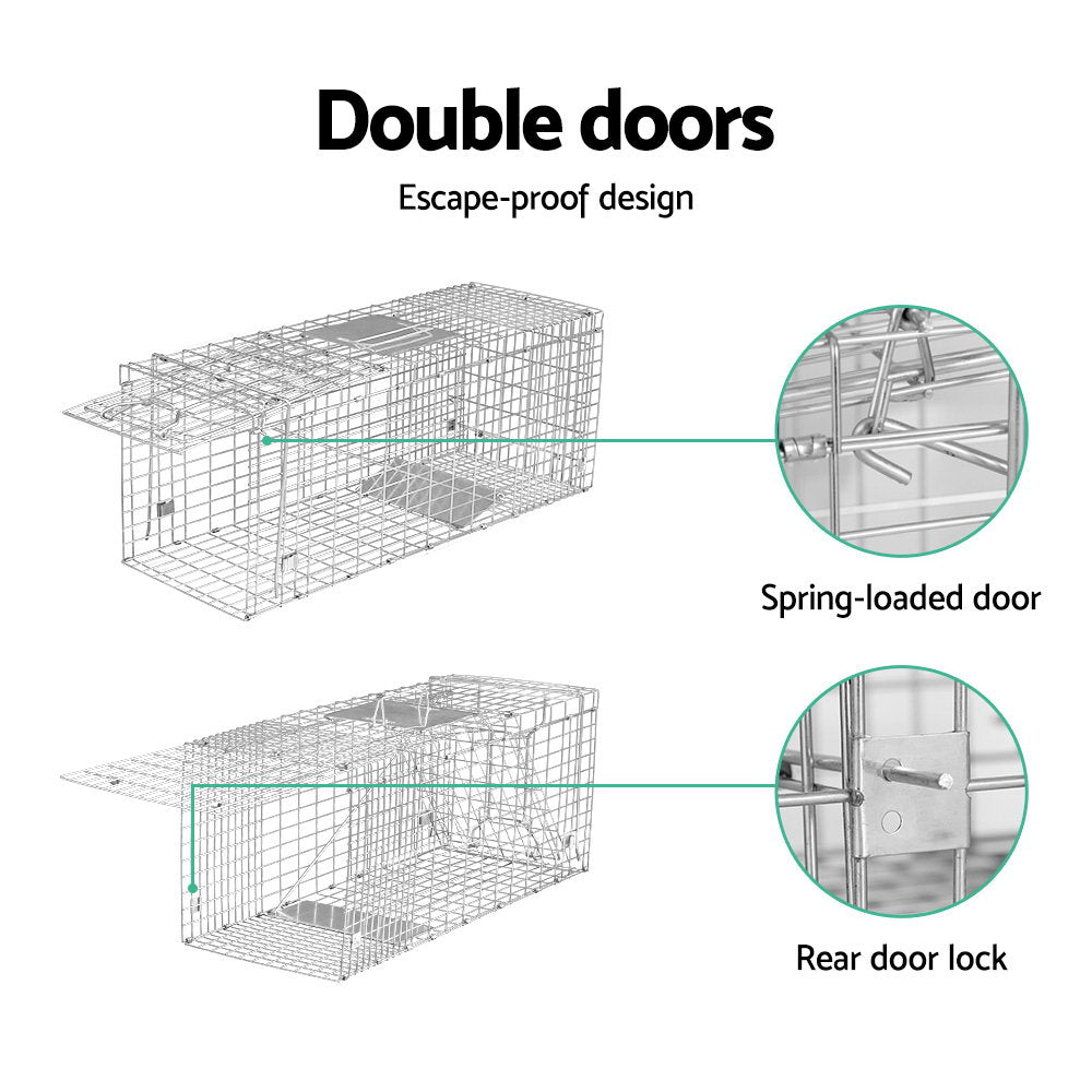 Gardeon Animal Trap Cage Possum 79x28cm Pet Care > Pest Control > Animal Traps gardeon