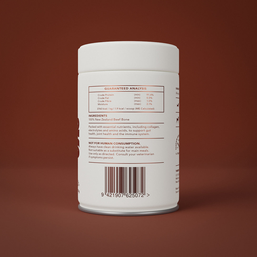 Tandem super foods New Zealand Bone Broth Powder 150g Woofy and Whiskers