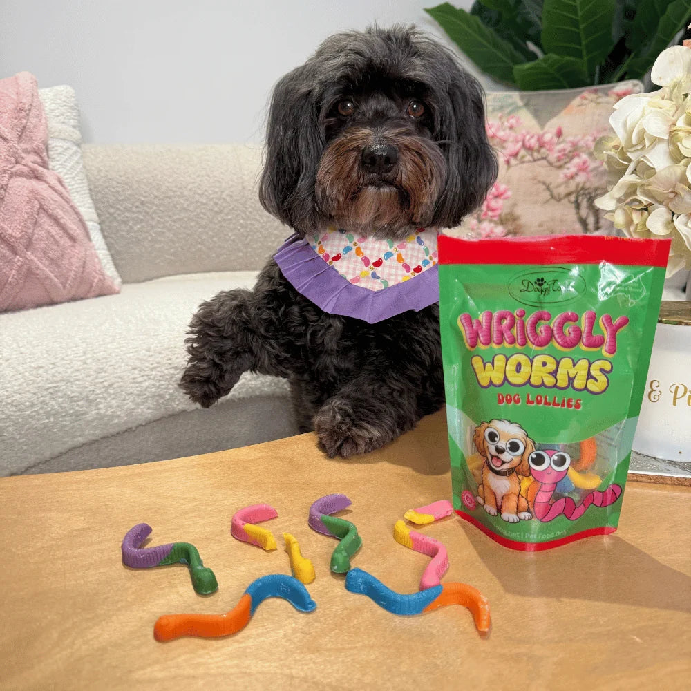 Wriggly Worm Dog Lollies