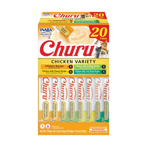 Churu Chicken Variety Box 20 Tube 14g x 20 Cat treats Churu Chicken