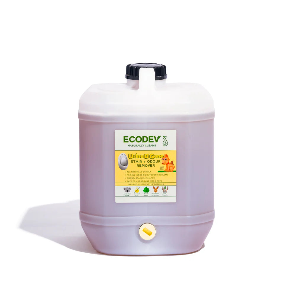 Urine B Gone - Stain & Odour Remover 5L - Ezyme pet stain remover Enzyme cleaner Eco Dev 10L