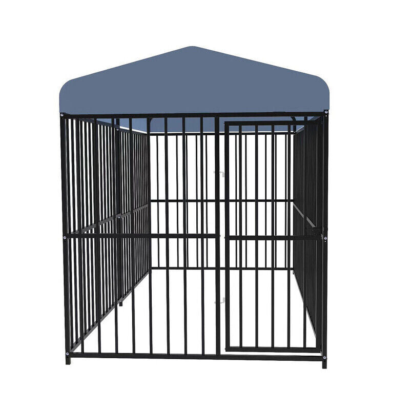 Pawhub Heavy Duty Dog Cage Black Metal Kennel Indoor Outdoor 3M Pet Care > Dog Supplies > Dog Kennels Woofy and Whiskers