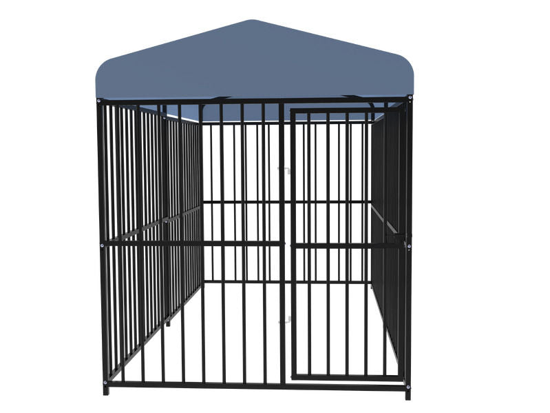 Pawhub Heavy Duty Dog Cage Black Metal Kennel Indoor Outdoor 3M Pet Care > Dog Supplies > Dog Kennels Woofy and Whiskers