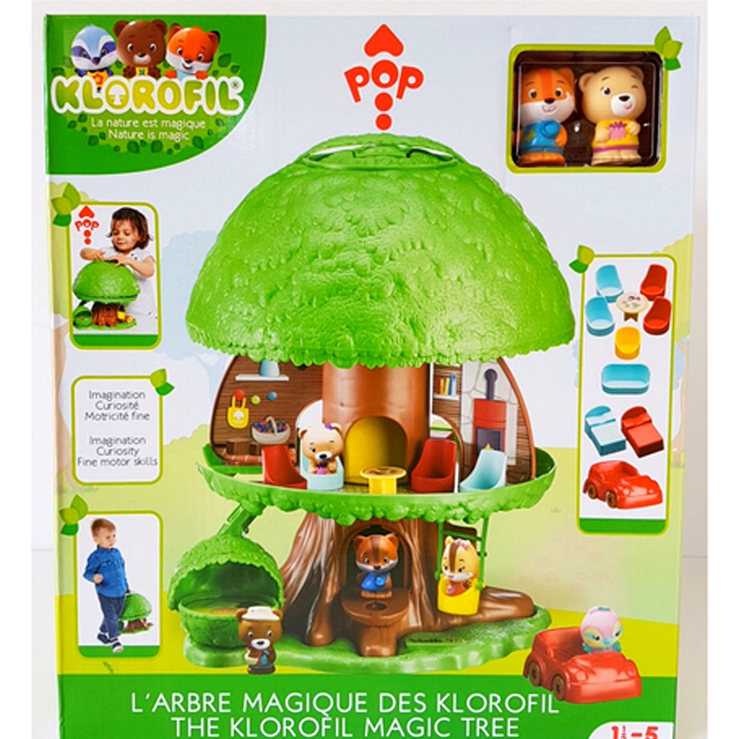 Klorofil Magie Tree House Playset with Figures & Furniture Baby & Kids > Baby & Kid's Toys > Pretend Play Woofy and Whiskers