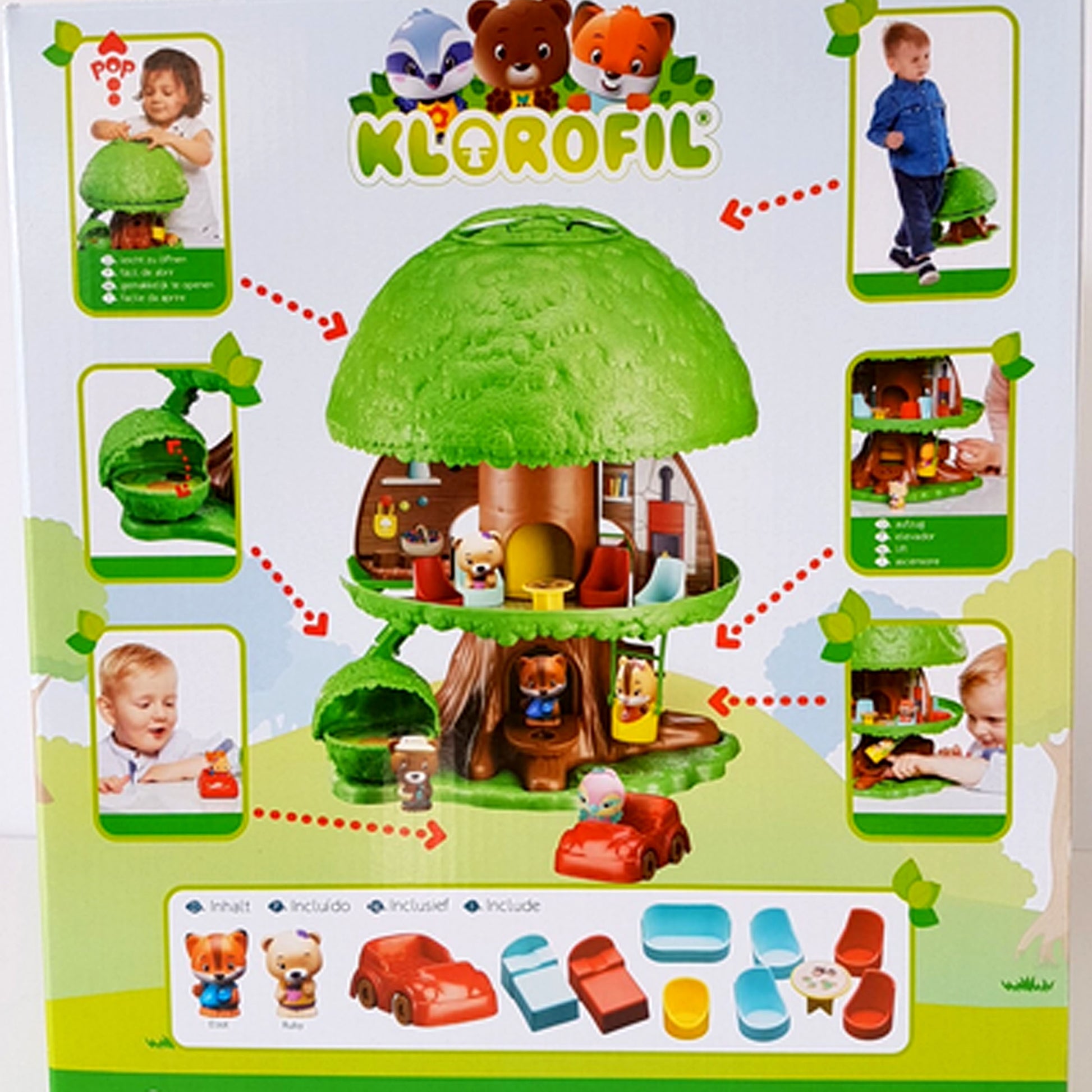 Klorofil Magie Tree House Playset with Figures & Furniture Baby & Kids > Baby & Kid's Toys > Pretend Play Woofy and Whiskers