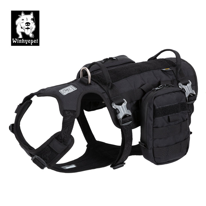 Whinhyepet Military Harness Black L Auto Accessories > Auto Accessories Others > Automotive Repair & Speciality Tools WINHYEPET