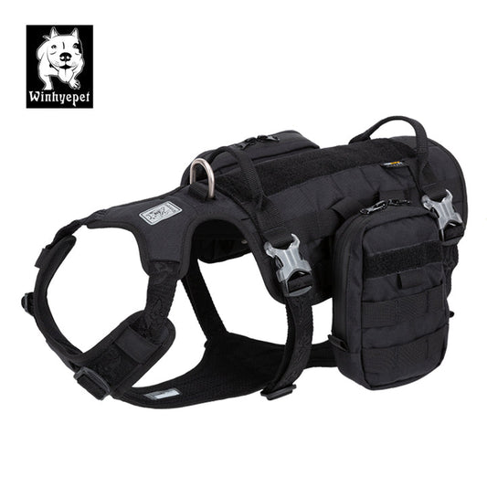 Whinhyepet Military Harness Black L Auto Accessories > Auto Accessories Others > Automotive Repair & Speciality Tools WINHYEPET