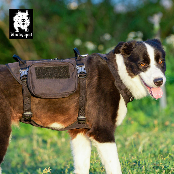 Whinhyepet Military Harness Black L Auto Accessories > Auto Accessories Others > Automotive Repair & Speciality Tools WINHYEPET