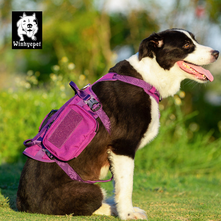 Whinhyepet Military Harness Purple XL Auto Accessories > Auto Accessories Others > Automotive Repair & Speciality Tools WINHYEPET