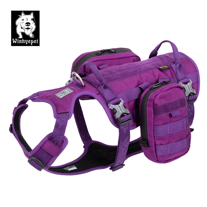Whinhyepet Military Harness Purple XL Auto Accessories > Auto Accessories Others > Automotive Repair & Speciality Tools WINHYEPET