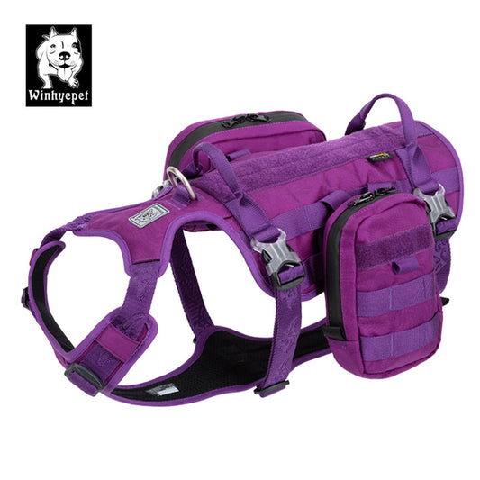 Whinhyepet Military Harness Purple XL Auto Accessories > Auto Accessories Others > Automotive Repair & Speciality Tools WINHYEPET