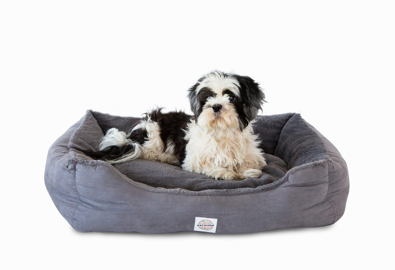 Easy to Clean Electric Heated Rabbit Faux Fur Covering Pet Bed - Small pet heating bed Woofy and Whiskers