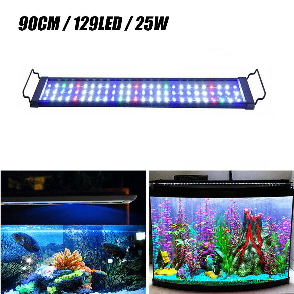 90cm Aquarium Light Lighting Full Spectrum Aqua Plant Fish Tank Bar LED Lamp Pet Care > Aquarium > Aquarium Lighting Woofy and Whiskers