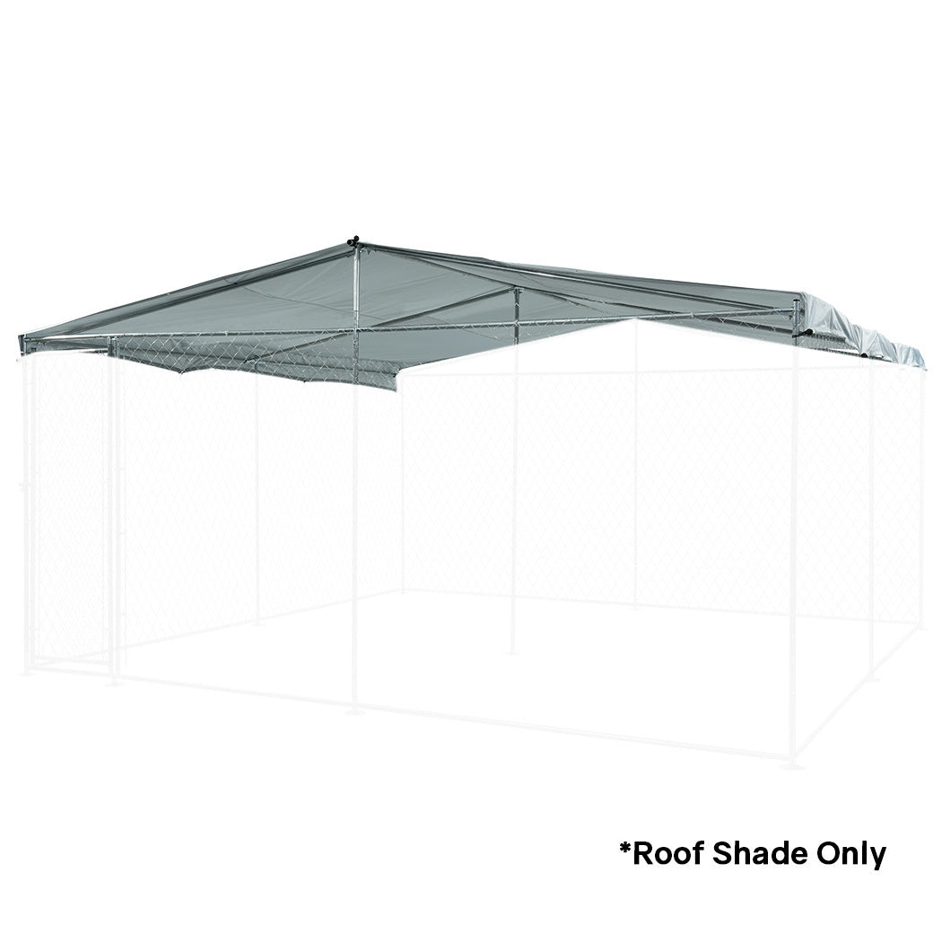 NEATAPET Shade Roof for 4x4m Dog Run Pet Enclosure, UV & Water Resistant, Silver colour Pet Care > Dog Supplies > Dog Kennels Woofy and Whiskers