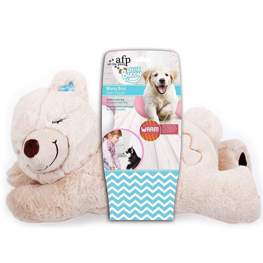 Puppy Warm Toy Bear Dog Heat Pack Comfort Plush Soft Toys Feeling Sleep Aid AFP Pet Care > Toys > Dog Toys Woofy and Whiskers