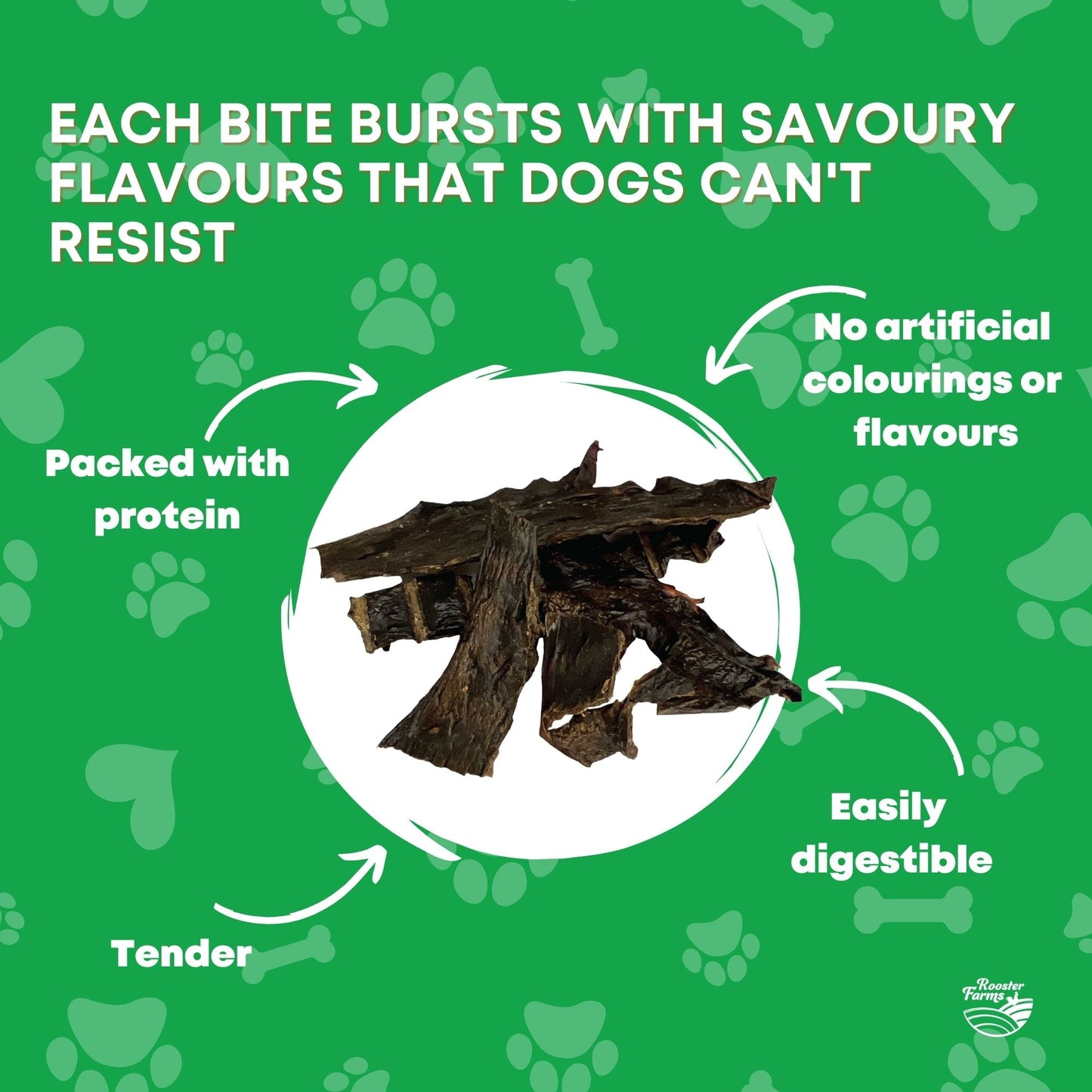 2Kg Dog Treat Beef Liver Pieces - Dehydrated Australian Healthy Puppy Chew Pet Care > Pet Food > Dog Food Rooster Farm