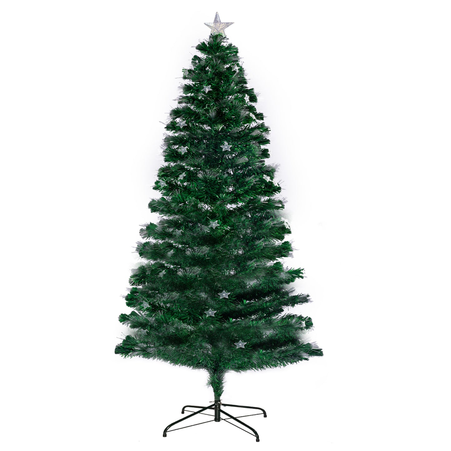 Christabelle 1.2m Enchanted Pre Lit Fibre Optic Christmas Tree Stars Xmas Decor Occasions > Christmas > Christmas Trees Woofy and Whiskers