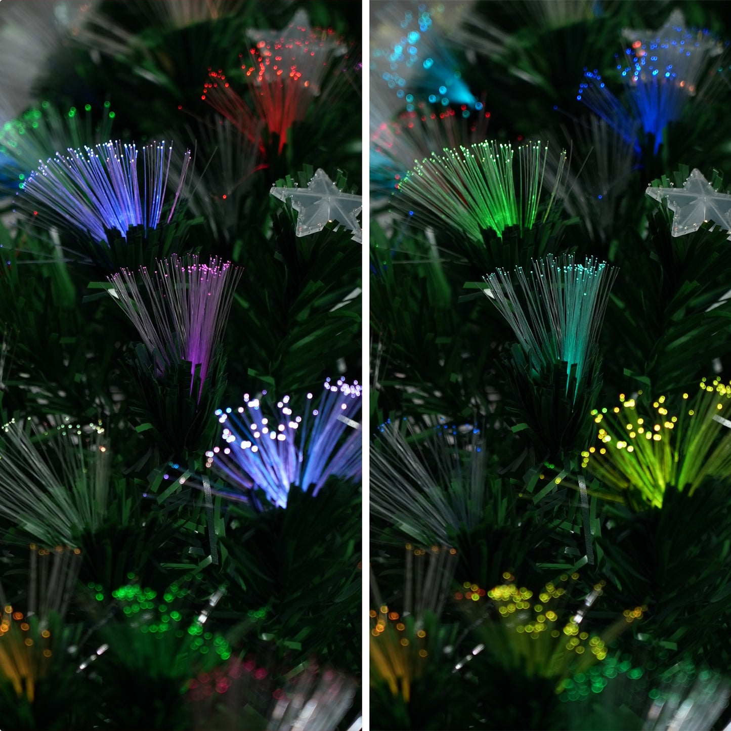 Christabelle 1.2m Enchanted Pre Lit Fibre Optic Christmas Tree Stars Xmas Decor Occasions > Christmas > Christmas Trees Woofy and Whiskers