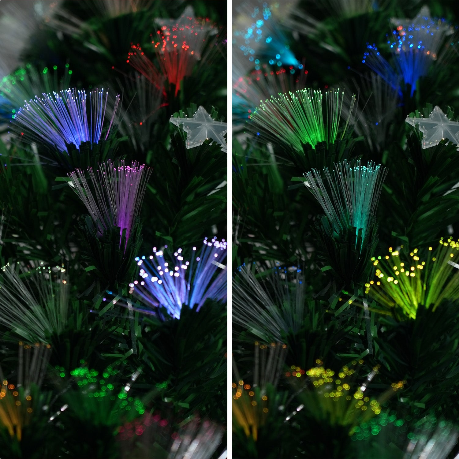 Christabelle 1.2m Enchanted Pre Lit Fibre Optic Christmas Tree Stars Xmas Decor Occasions > Christmas > Christmas Trees Woofy and Whiskers