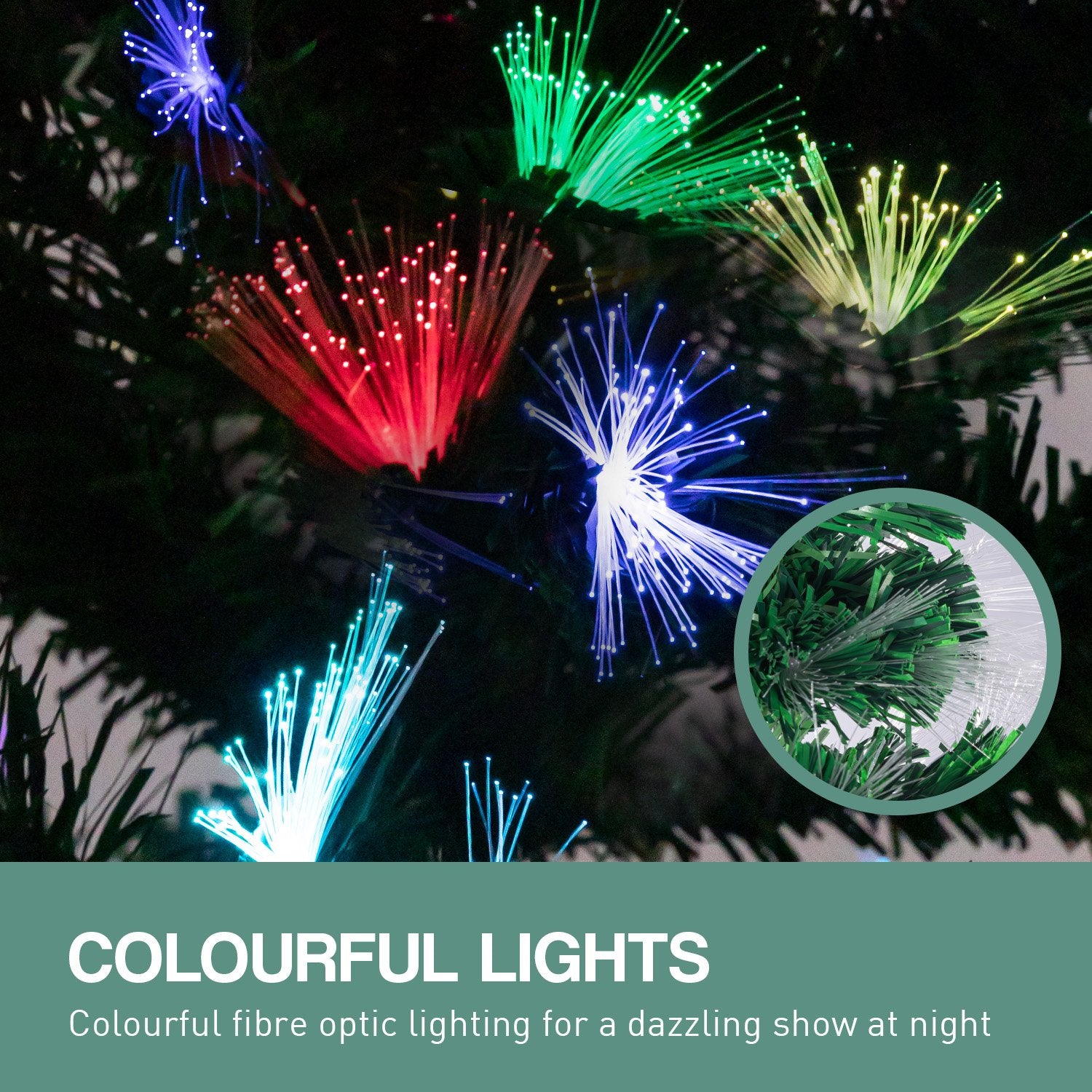 Christabelle 1.2m Enchanted Pre Lit Fibre Optic Christmas Tree Stars Xmas Decor Occasions > Christmas > Christmas Trees Woofy and Whiskers