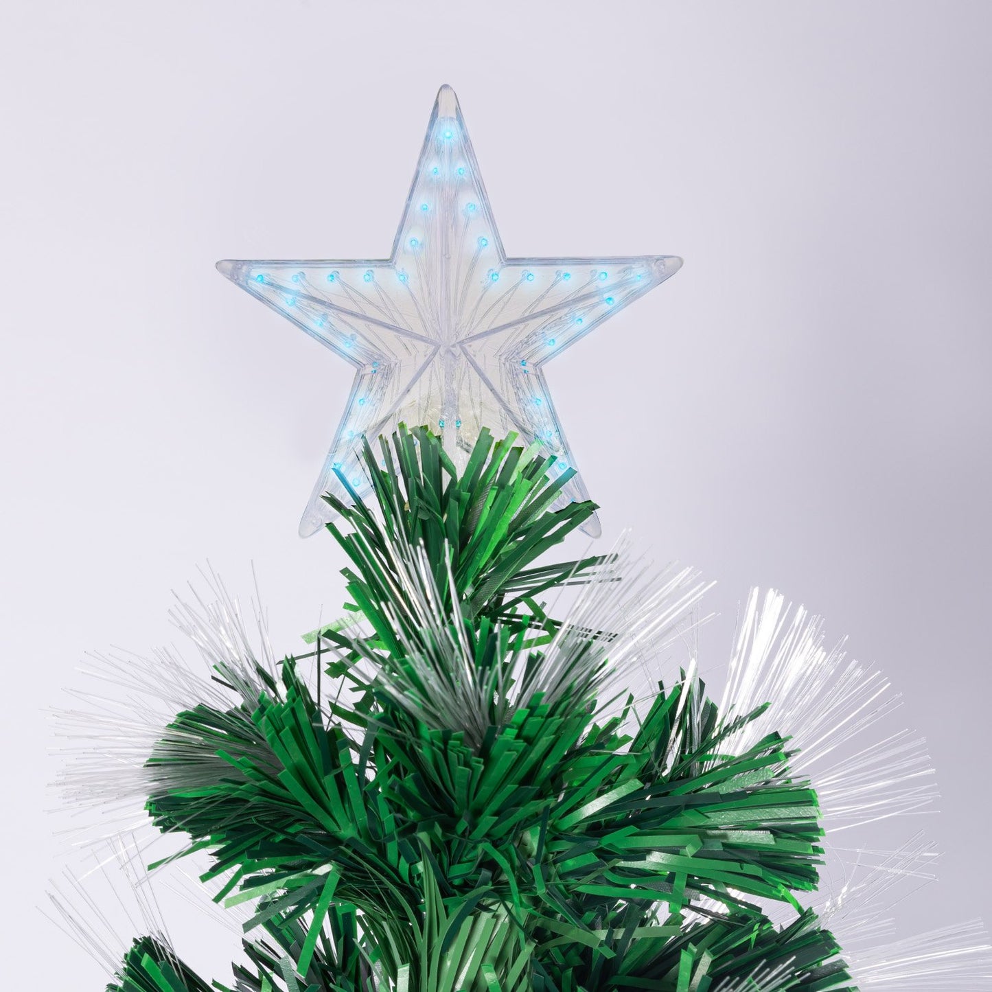 Christabelle 1.5m Enchanted Pre Lit Fibre Optic Christmas Tree Stars Xmas Decor Occasions > Christmas > Christmas Trees Woofy and Whiskers